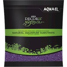 AQUAEL písek Aqua Decoris, 1kg, 2-3 mm, fialový