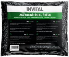 Akvarijní písek černý 2-4 mm 3kg