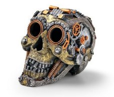 Oase EDEN akvarijní dekorace - Steampunková lebka