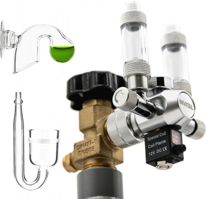 CO2 set Standard DUO s nočním vypínáním s 5l lahví s příslušenstvím