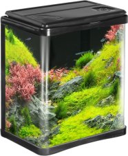 Mini akvarijní set 3l s LED osvětlením a vnitřní filtrací černý