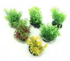 UP Aqua set akvarijních plastových rostlin 6ks 07-06