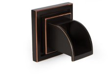 Oase Chrlič na stěnu čtvercový - bronz