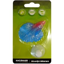 MC Dekorace Betta Splendens modrá/fialová 1 ks