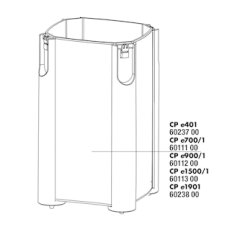 JBL CP e401,2 filtrační nádrž s podstavcem