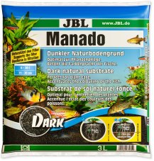 JBL Tmavý přírodní substrát Manado DARK, 3l