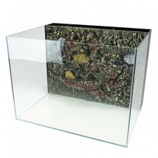 Optiwhite akvárium se zadní filtrací a pozadím 45x36x32cm