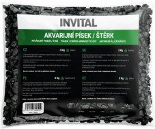 Akvarijní štěrk černý 4-8 mm 3kg