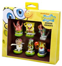 SpongeBob sada 6 akvarijních dekorací