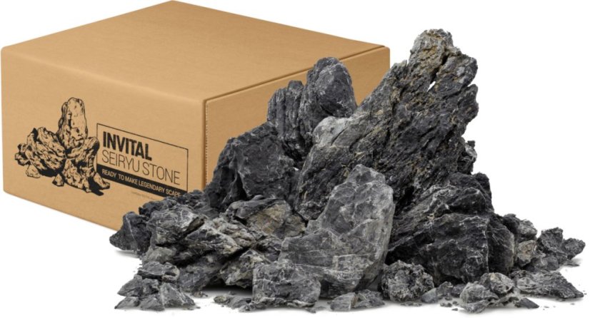 Dark Seiryu stone MIX karton 10 kg