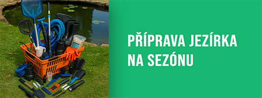 Příprava jezírka na sezónu